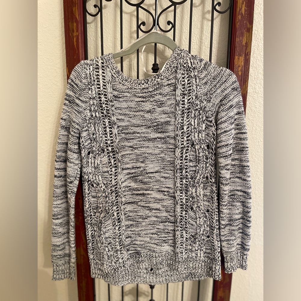 Michael Kors black and white sweater